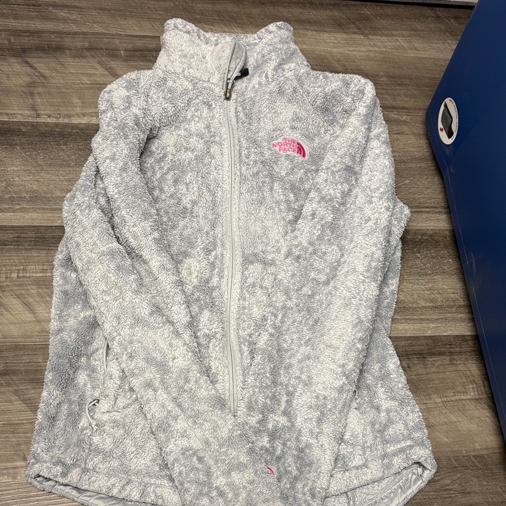 The North Face Women's Gray Zip Up - Small